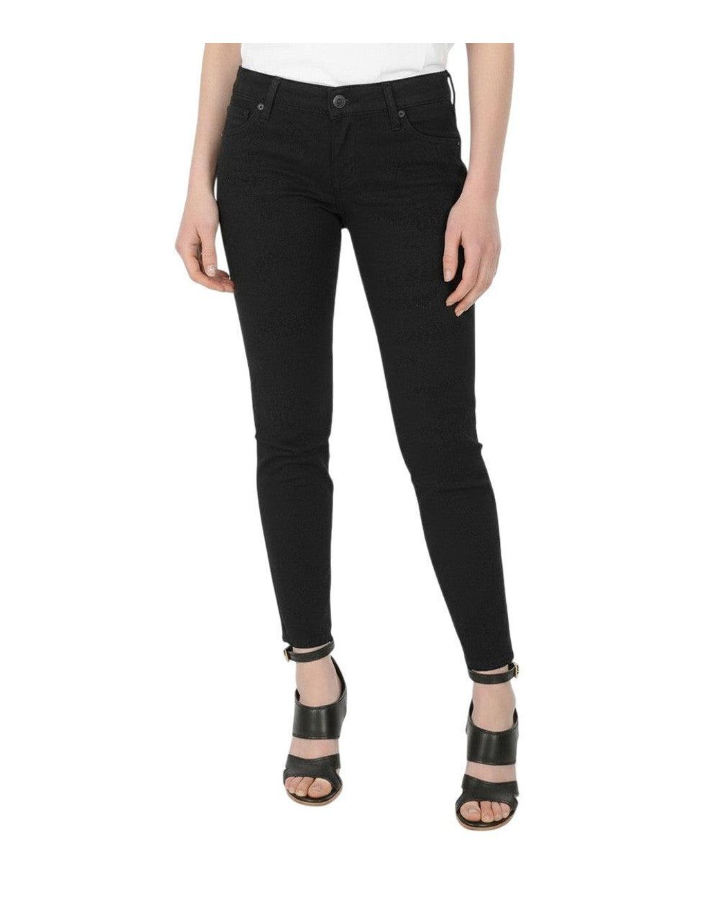 DSquared² Black Skinny Mid Rise Jeans