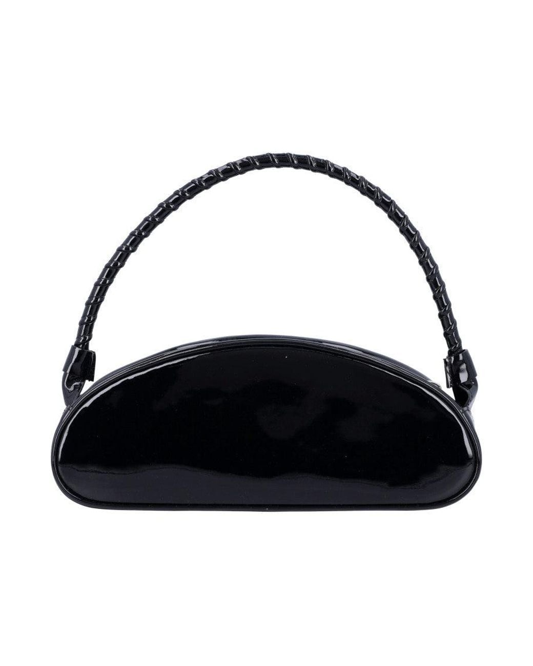 MSGM Black Logo Shoulder Bag