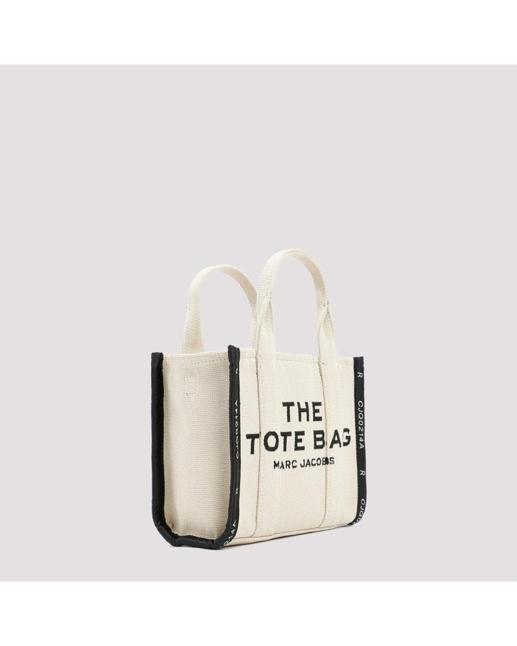 Marc Jacobs Natural The Jacquard Top Zip Small Tote