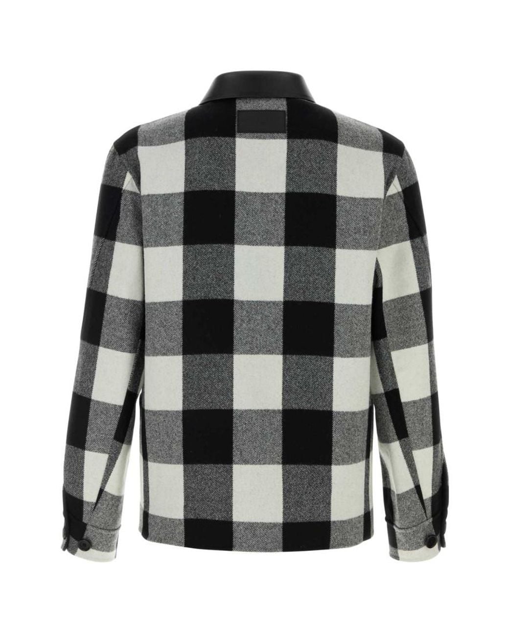 Givenchy Black Check Jacket for men