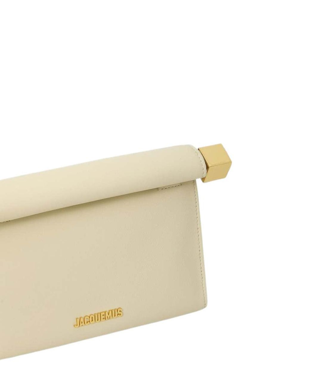 Jacquemus Natural Light Ivory Rond Carre Clutch