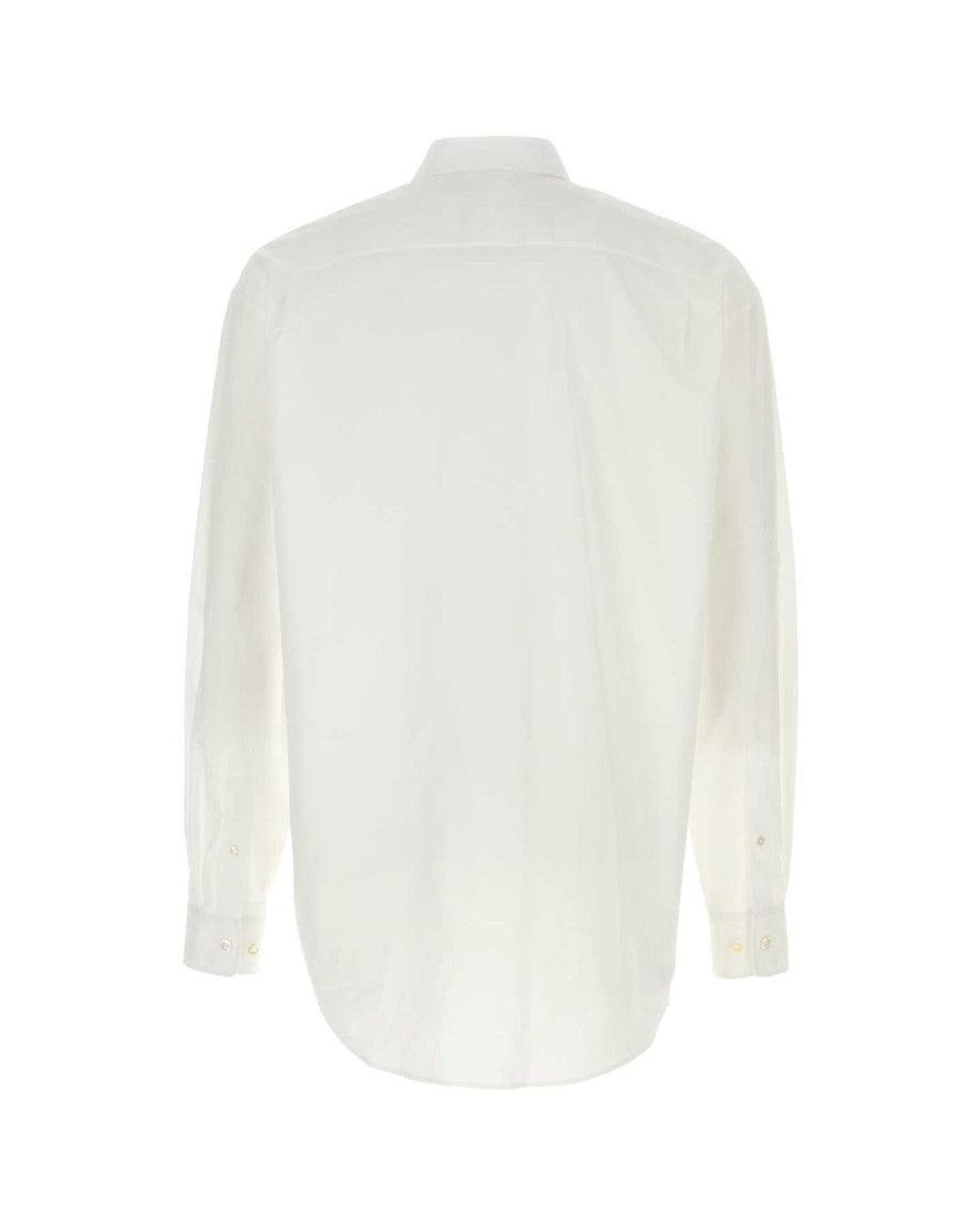 The Row White Solid Shirt for men