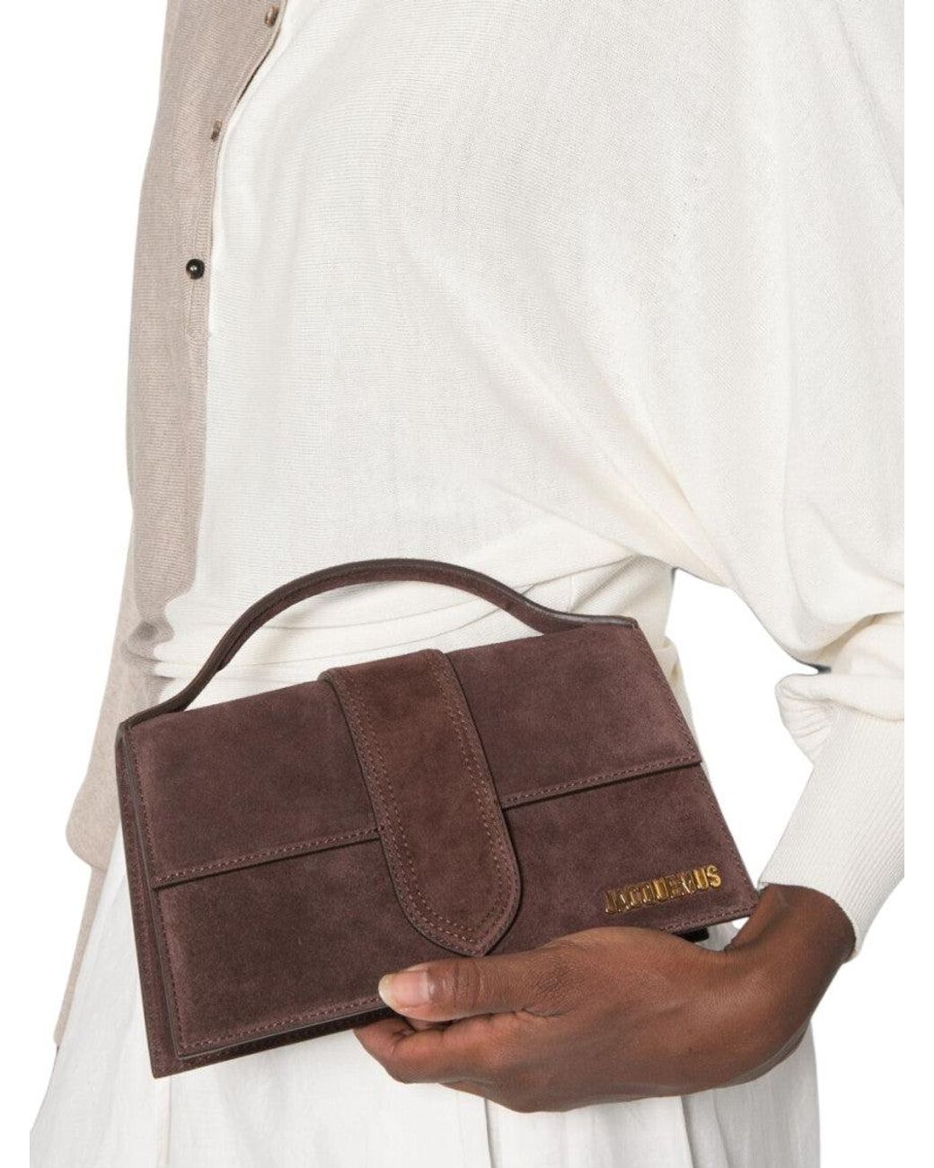 Jacquemus Brown Dark Bambino Large Crossbody Bag
