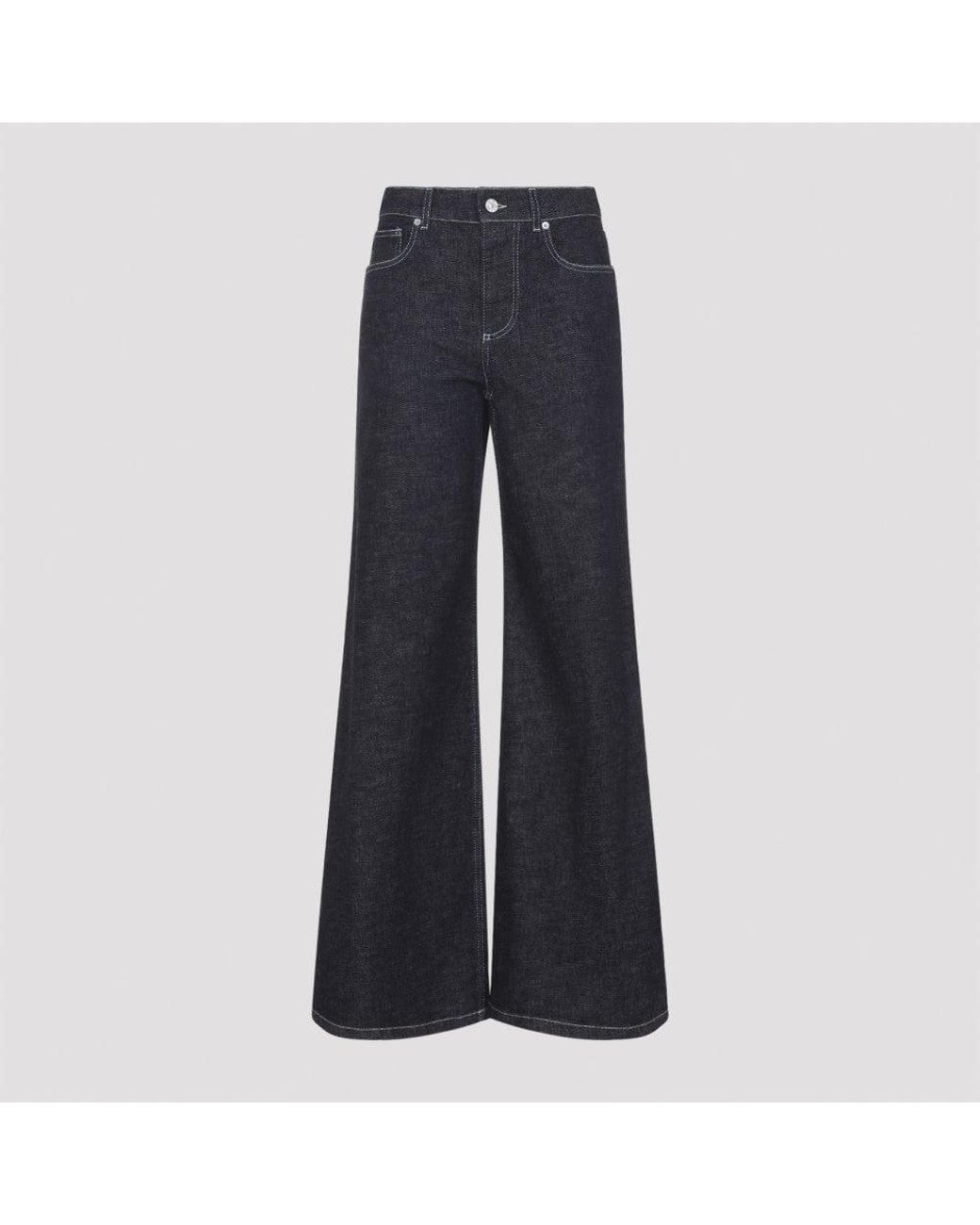 Marni Blue Wide-Leg Jeans