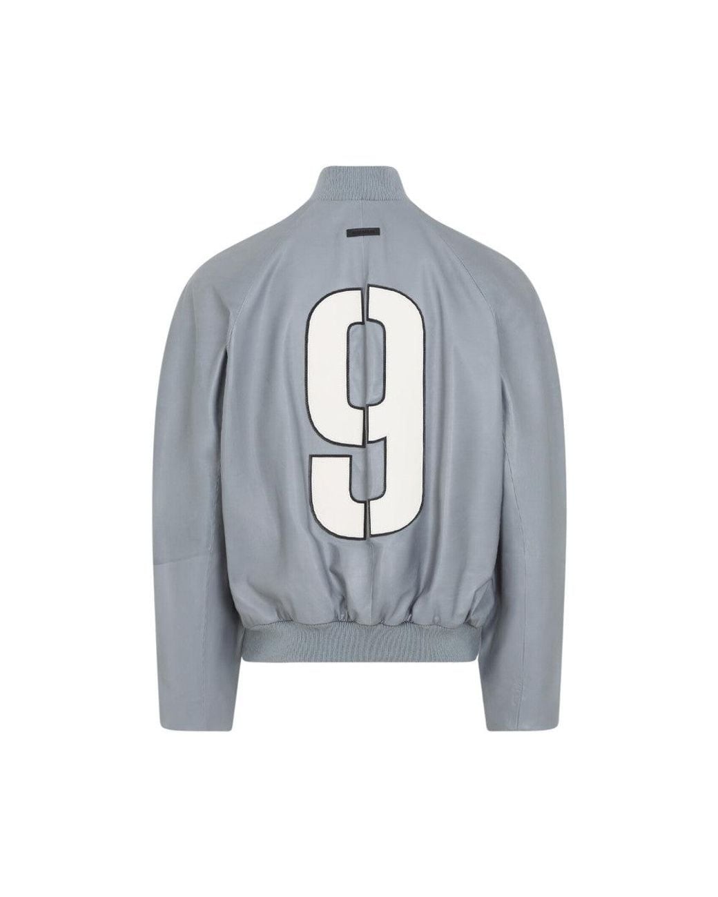 Fear Of God Blue Solid Bomber Jacket for men