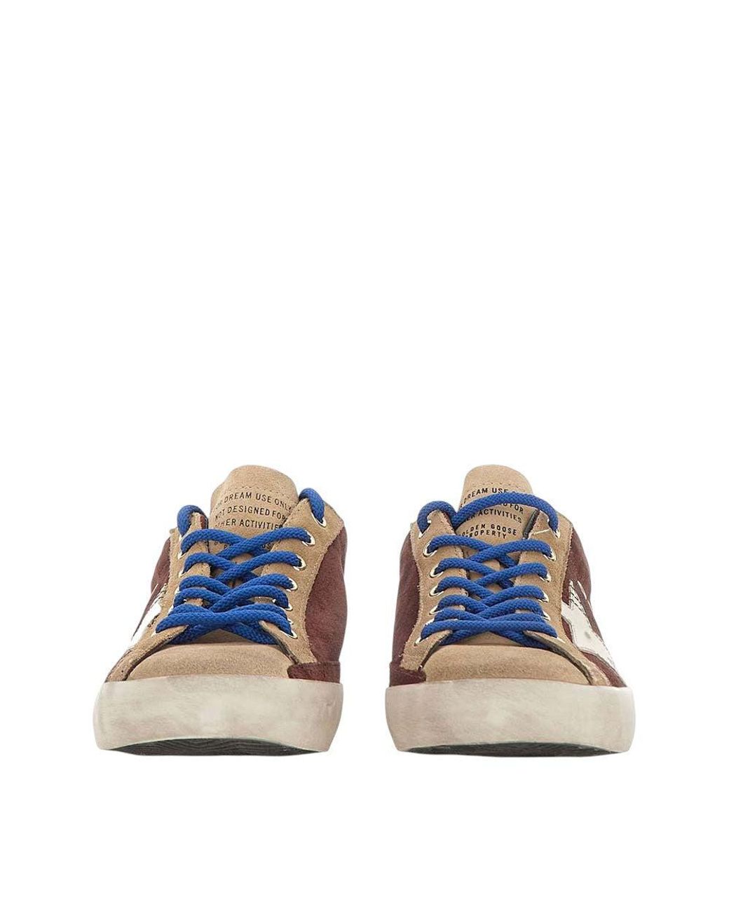 Golden Goose Deluxe Brand Brown Super-Star Sneakers for men