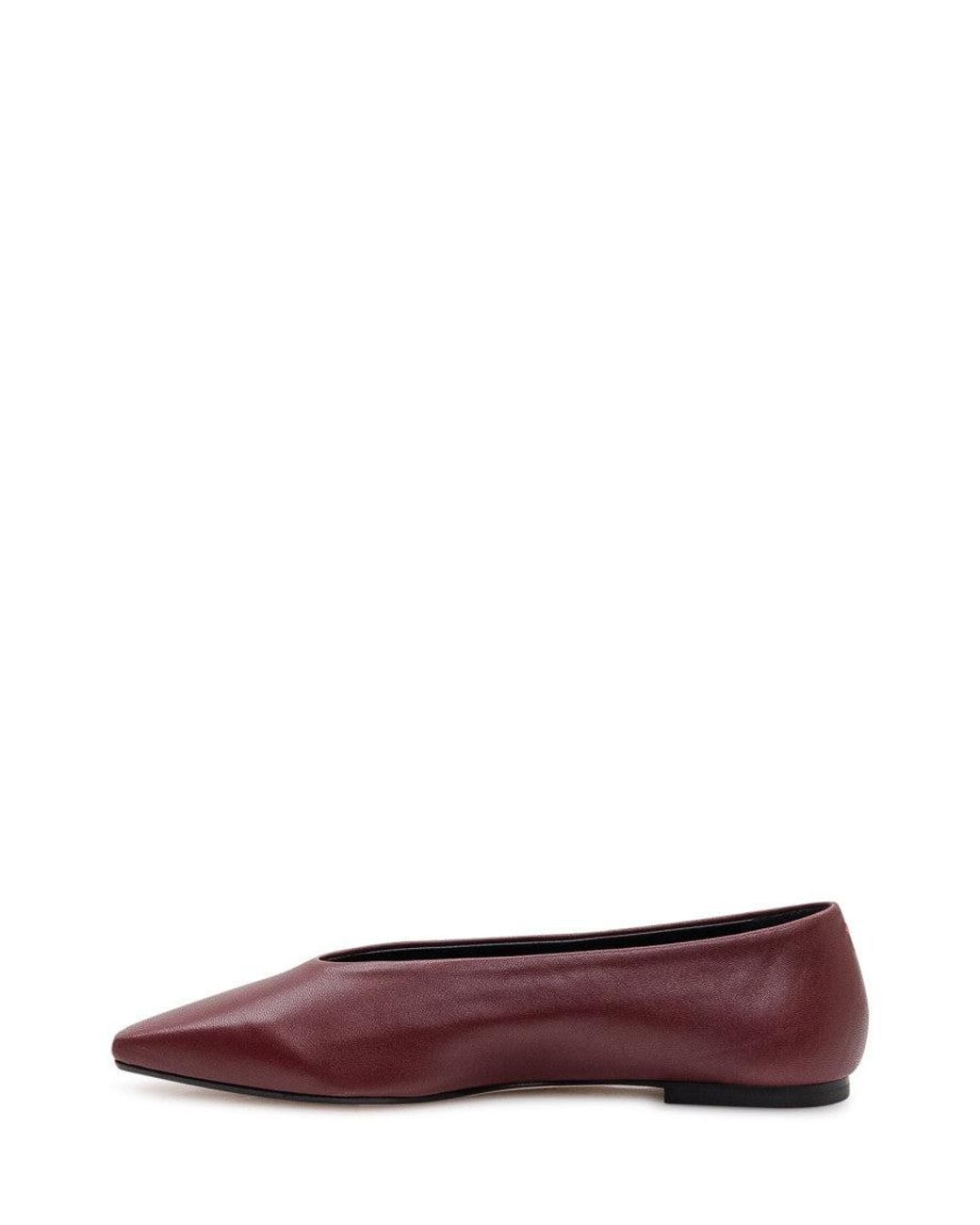 Aeyde Purple Slip On Ballet Flats