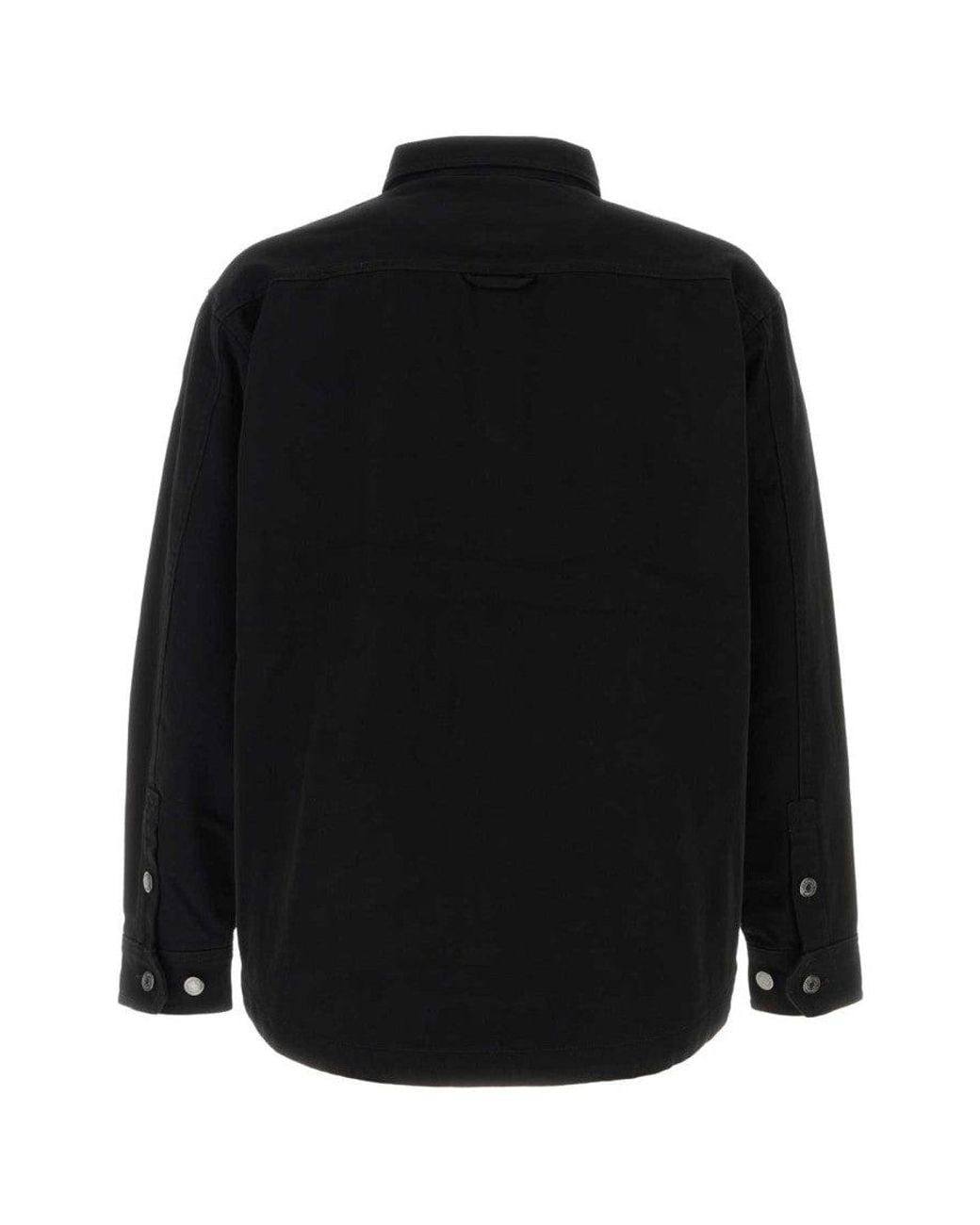 Carhartt Black Regular Logo Overshirt for men