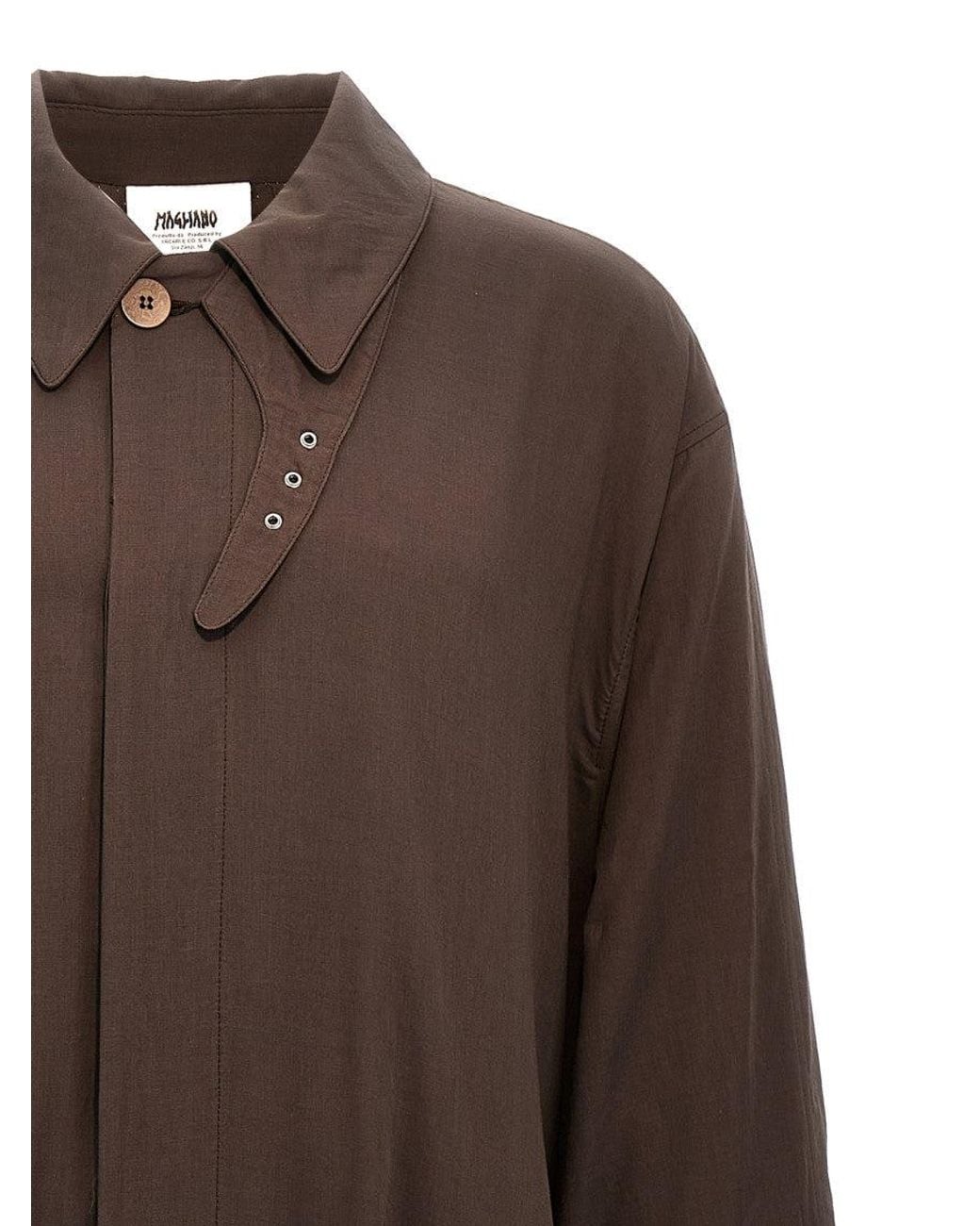 Magliano Brown La Sapienza Coat for men