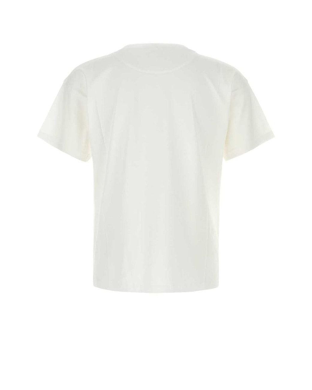 Bally White Cotton T-Shirt for men