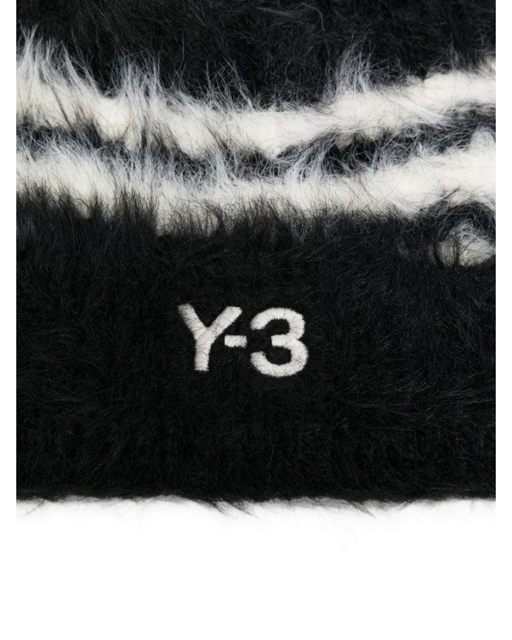 Y-3 Black Logo Beanie