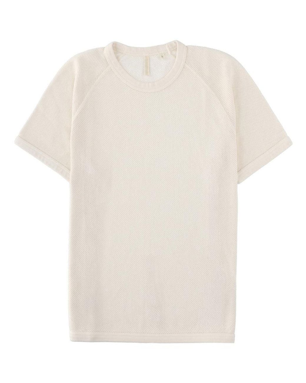 sunflower White Solid Crew Neck T-Shirt for men