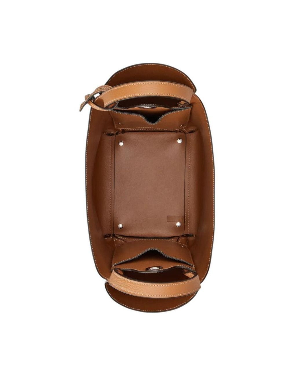 Tod's Brown Logo Small Bucket Bag