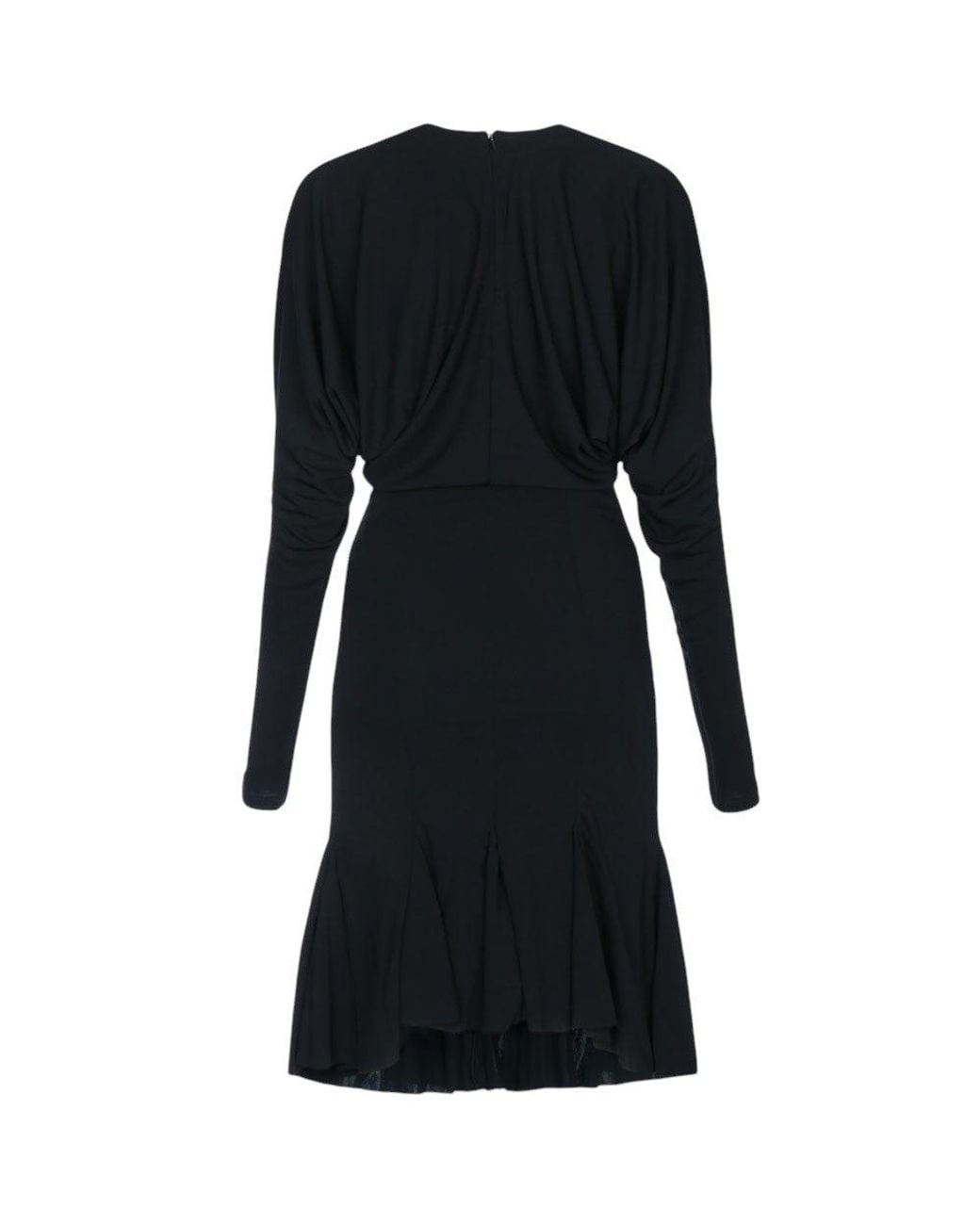 Jacquemus Black Round Neck Midi Dress