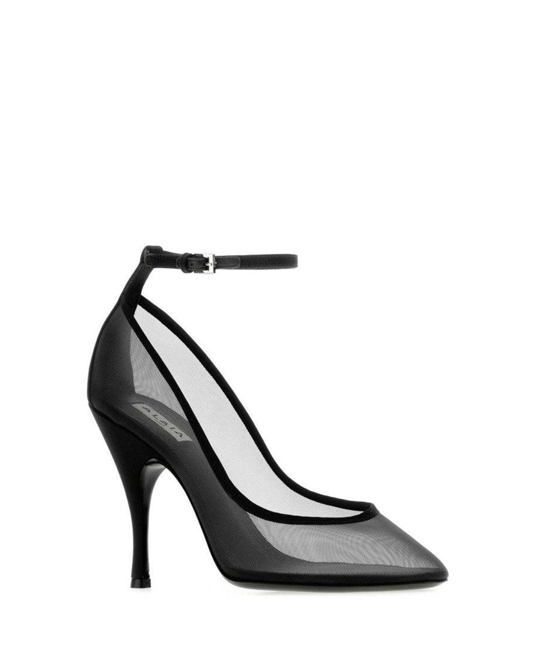 Alaïa Black Mesh Pumps
