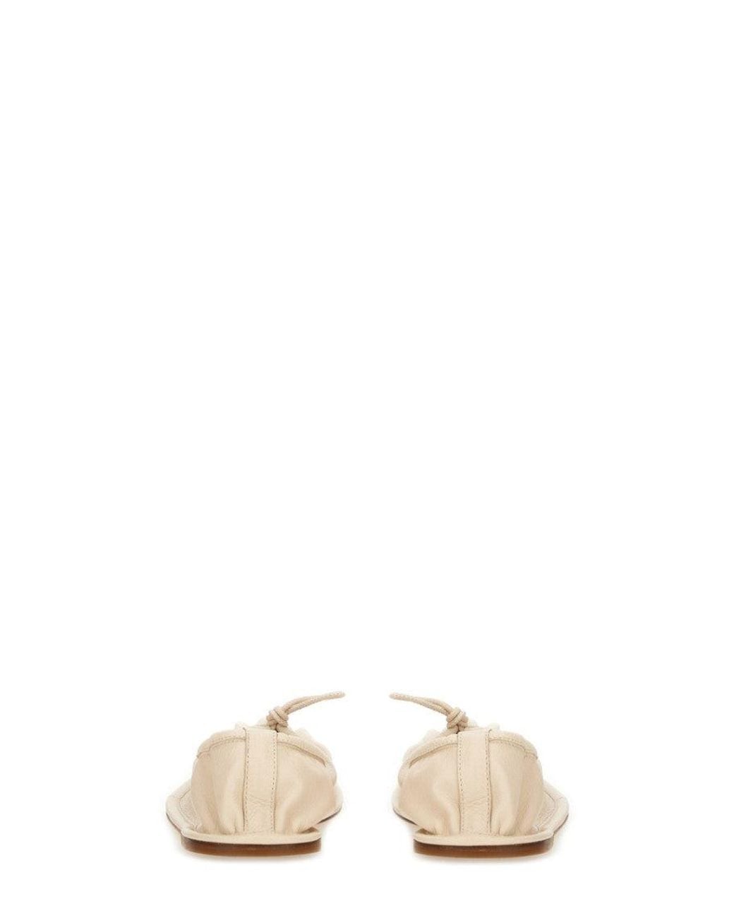 Hereu Natural Leather Flats