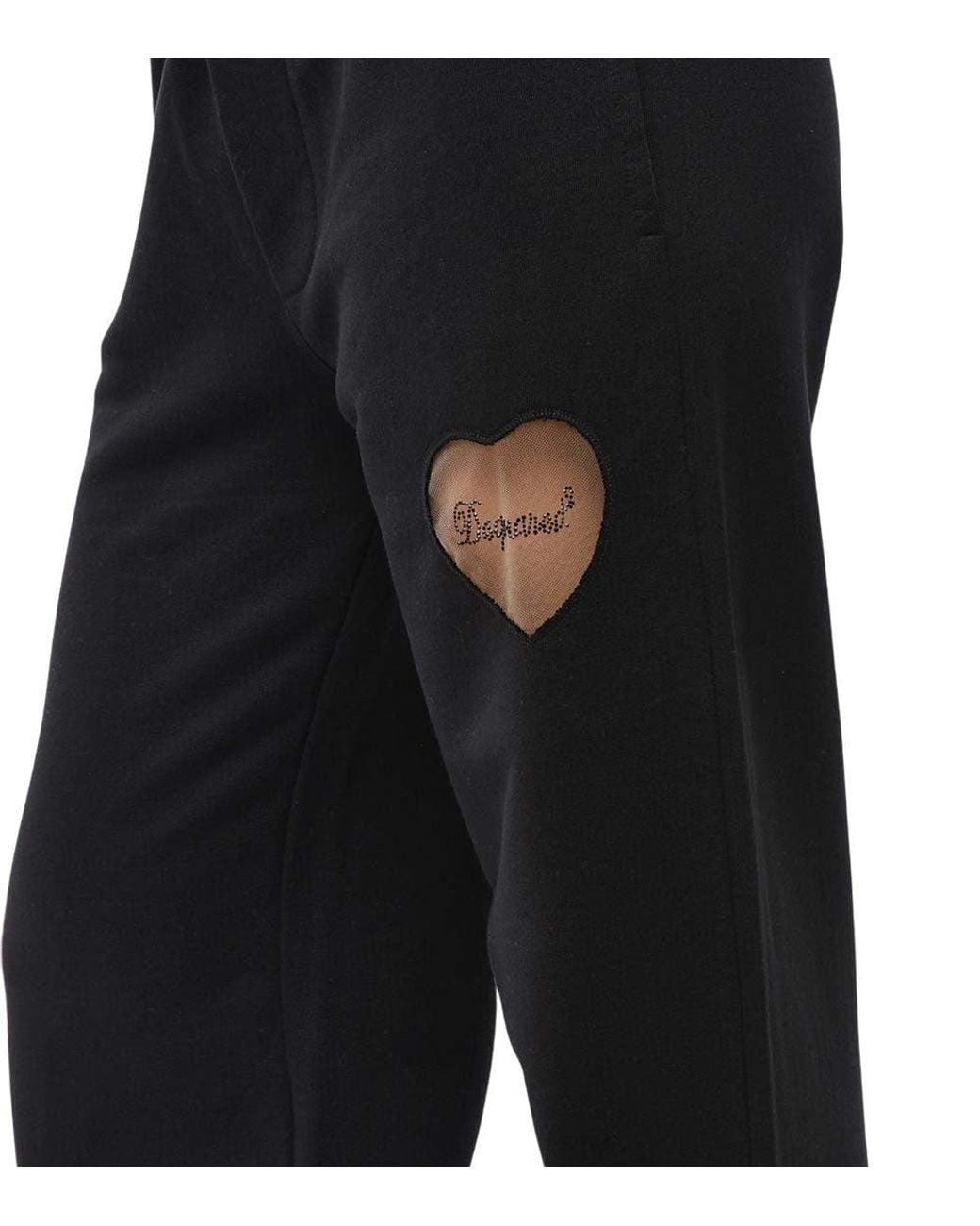 DSquared² Black Straight Flat Front Pants