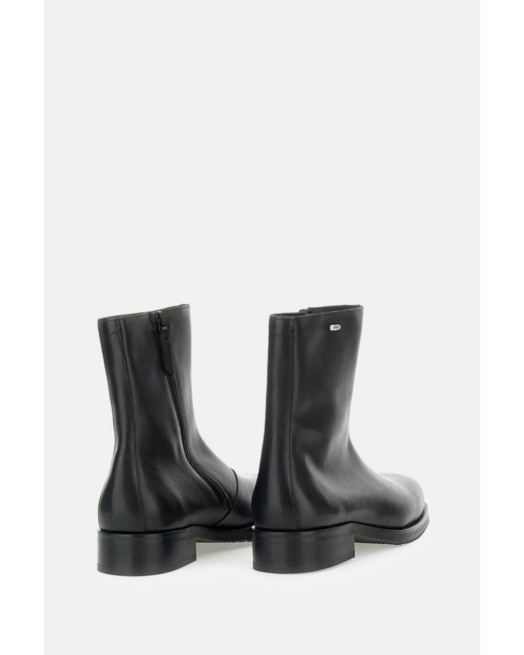 Our Legacy Black Leather Boots for men