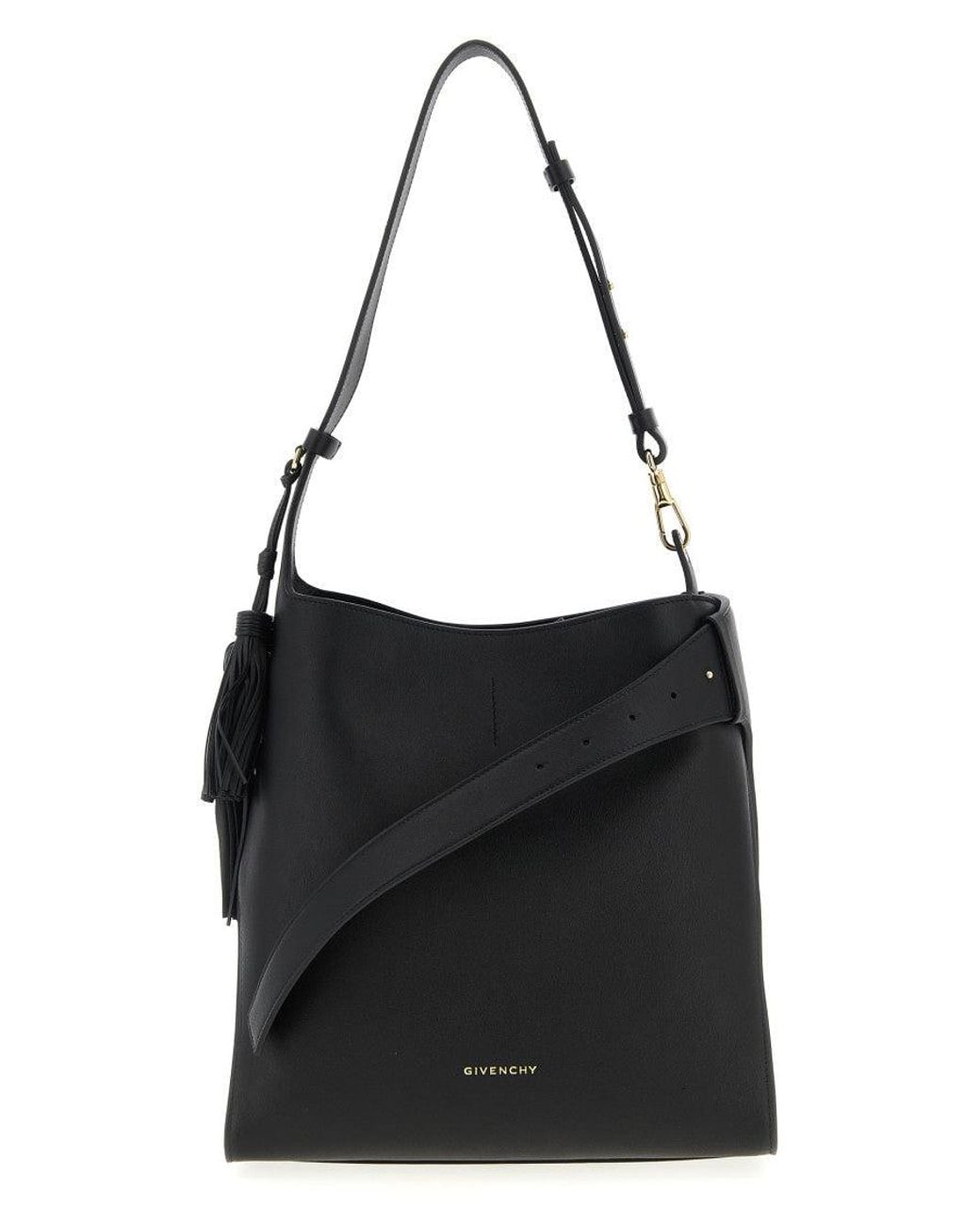Givenchy Black Belted Medium Hobo