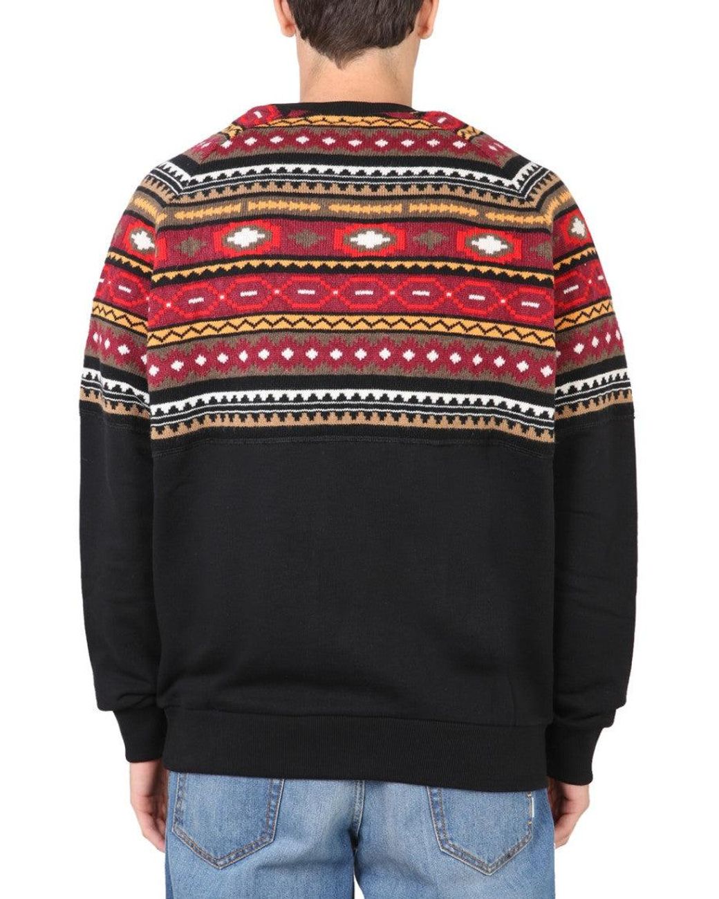 Marcelo Burlon Gray Marcelo Burlon County Of Milan Wool And Cotton Blend Sweater for men
