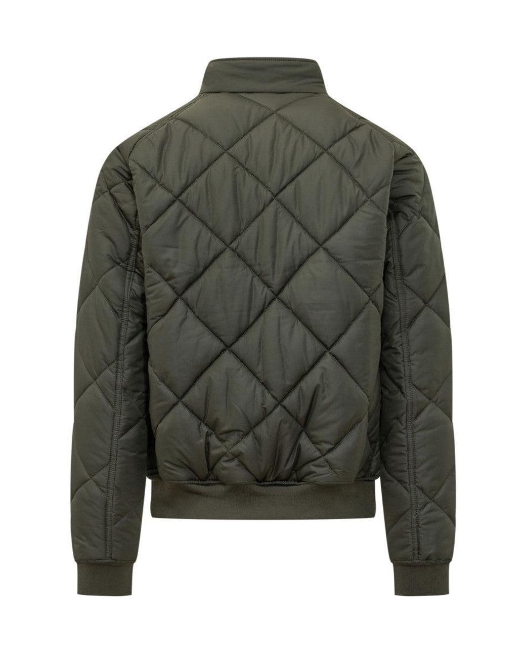 Barbour Green Mandarin Collar Jacket for men