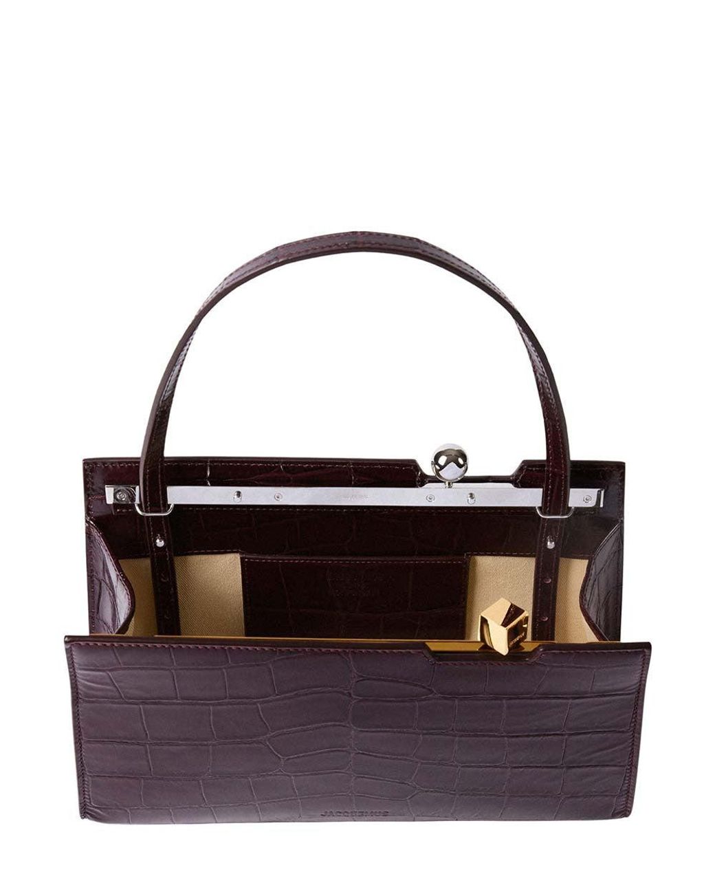 Jacquemus Purple Salon Medium Shoulder Bag