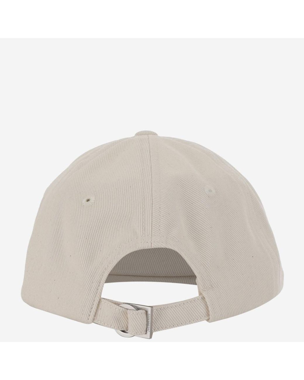 Jacquemus White Logo Baseball Hat