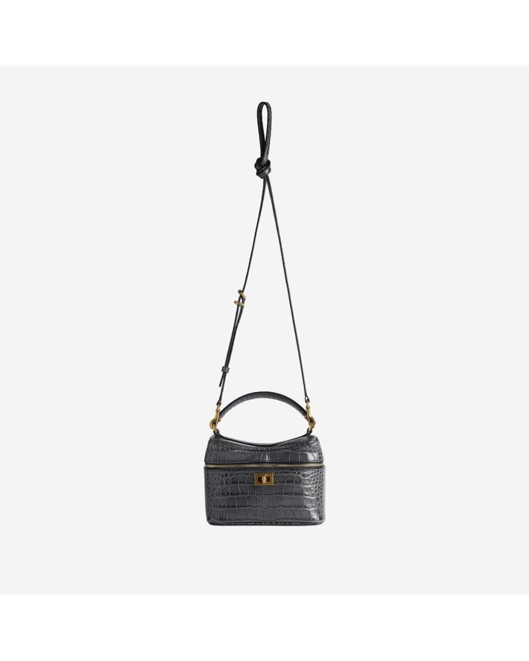 Balenciaga Black Dark Rodeo Crossbody Bag
