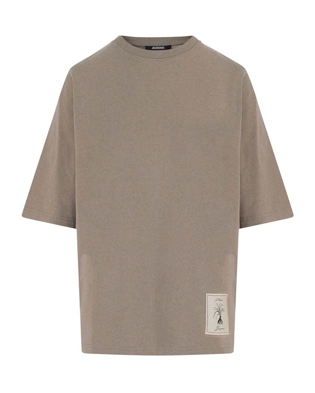 Jacquemus Natural Crew Neck T-Shirt for men
