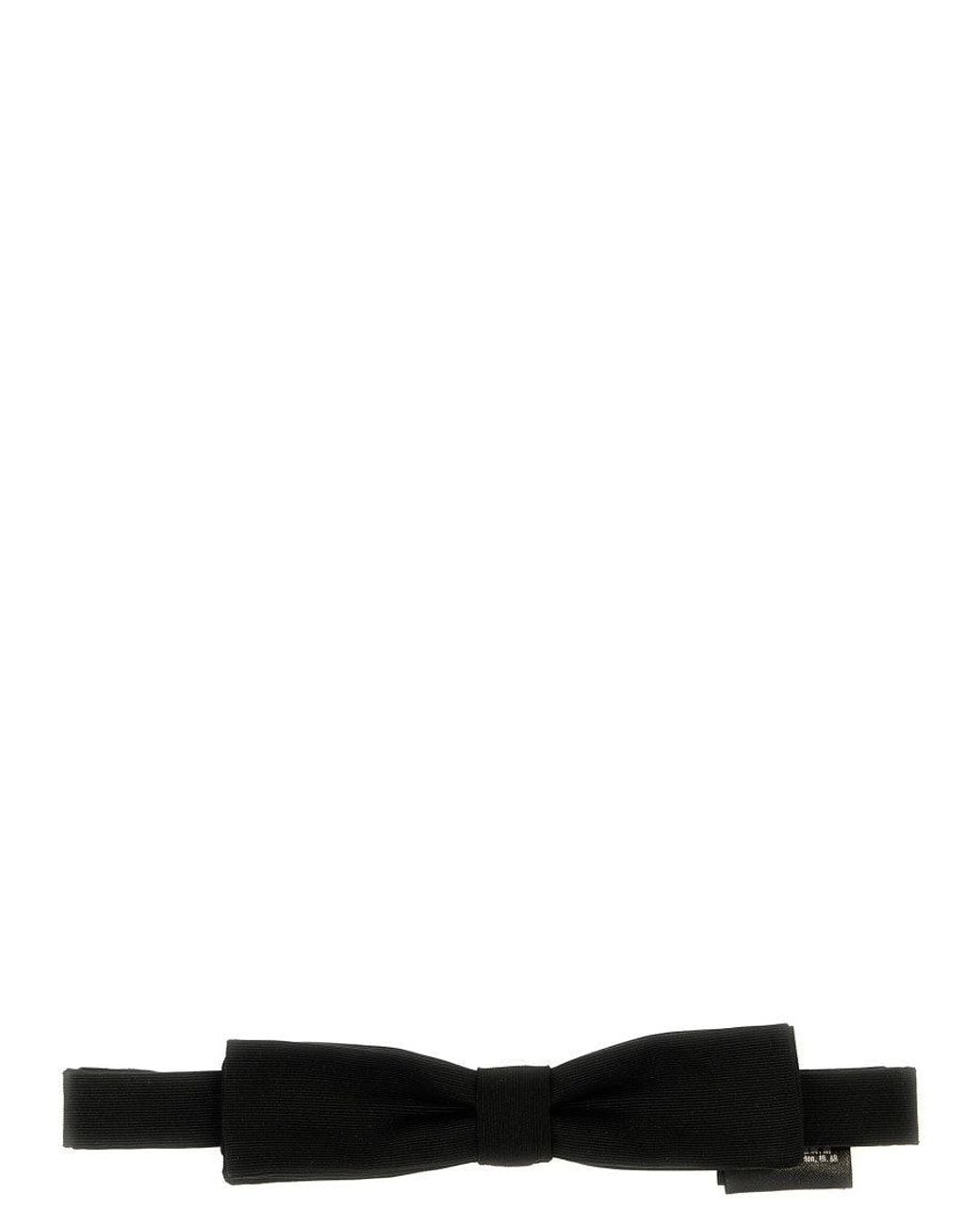 DSquared² Black Solid Bowtie for men