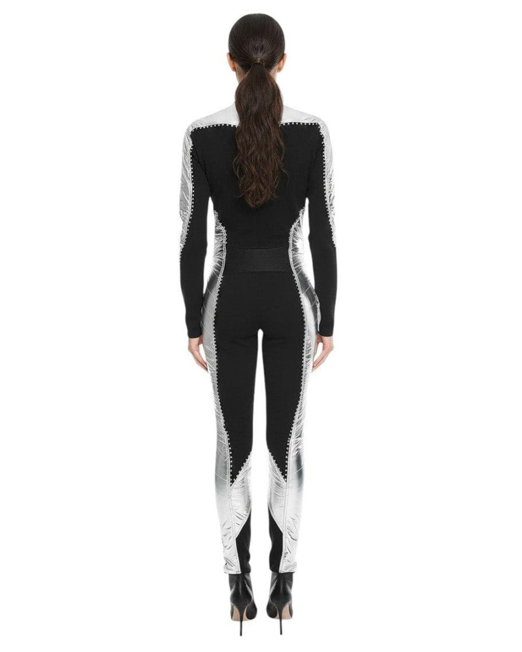 Philipp Plein Black Skinny Flat Front Pant