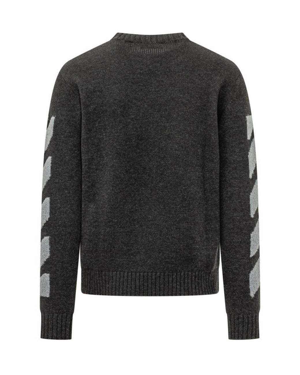 Off-White c/o Virgil Abloh Black Dark Knitted Sweater for men