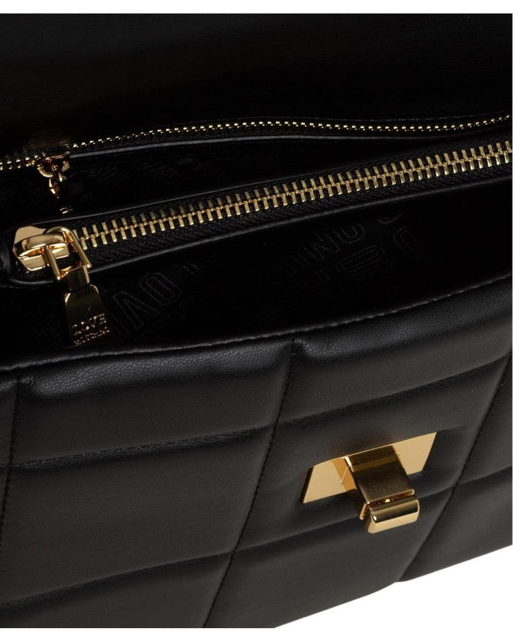 Love Moschino Black Logo Small Satchel