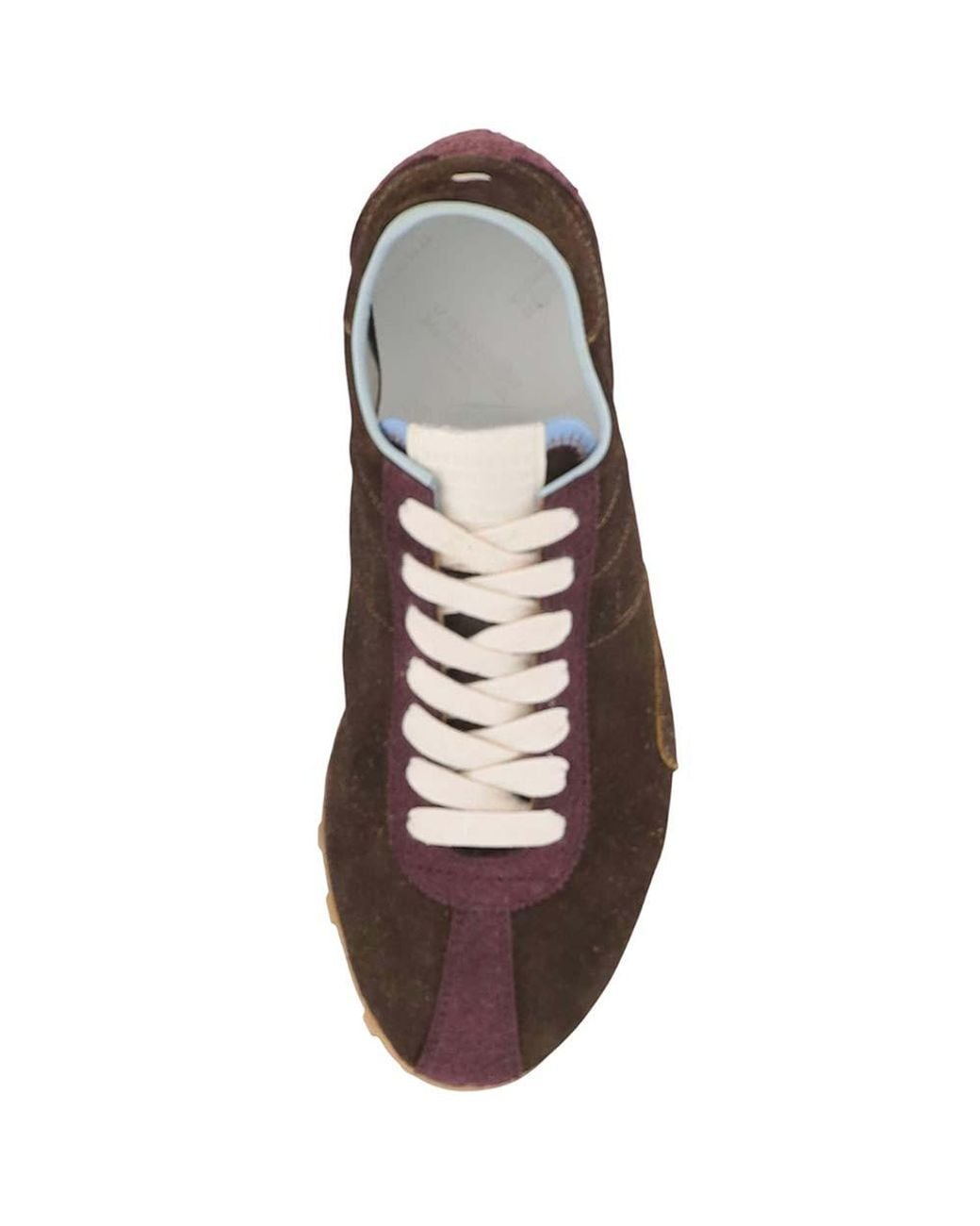 Maison Margiela Brown Sprinters Patchwork Sneakers