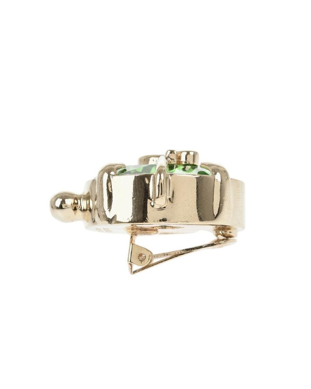 DSquared² Green Logo Stud Earrings