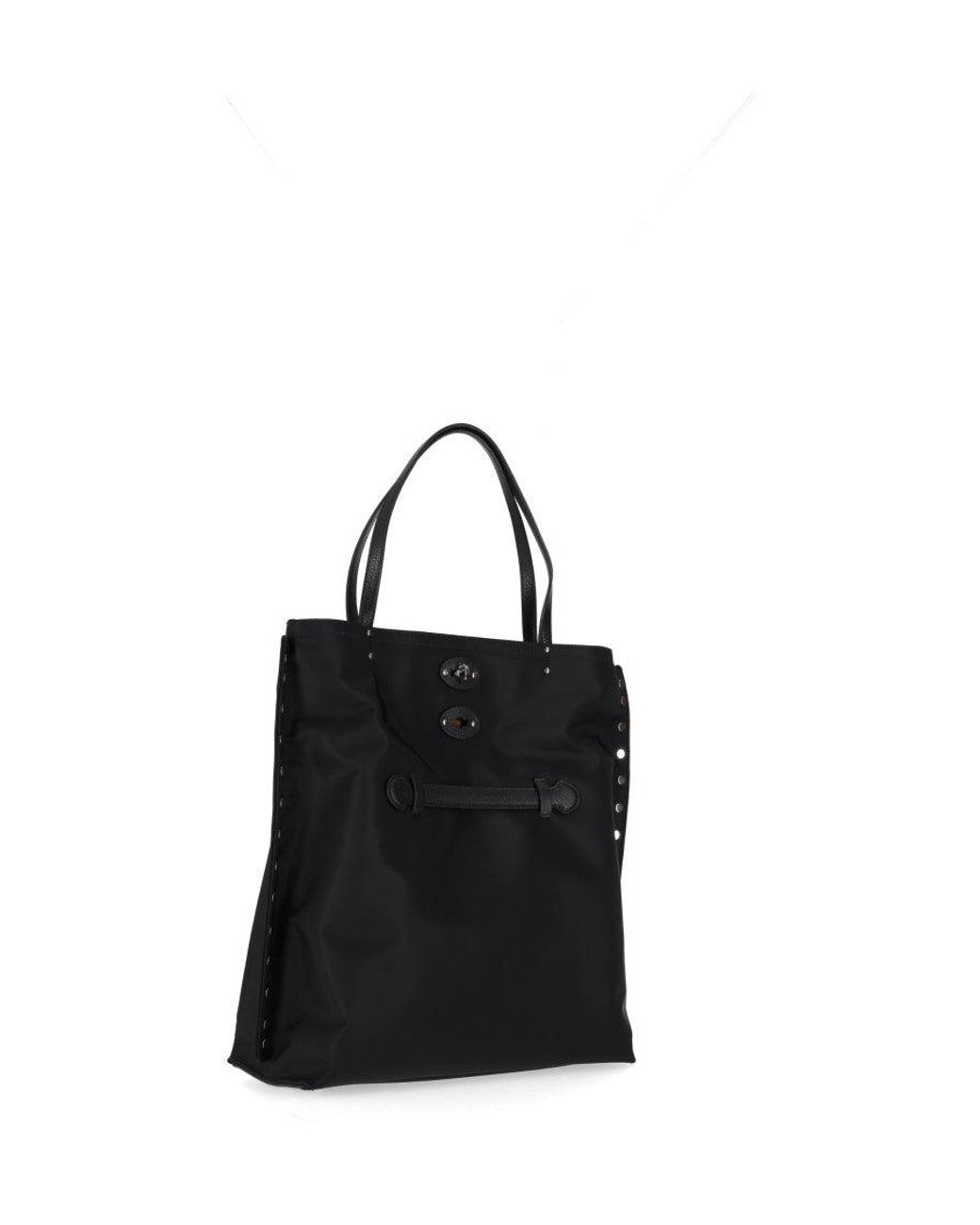 Zanellato Black Saeta Tote