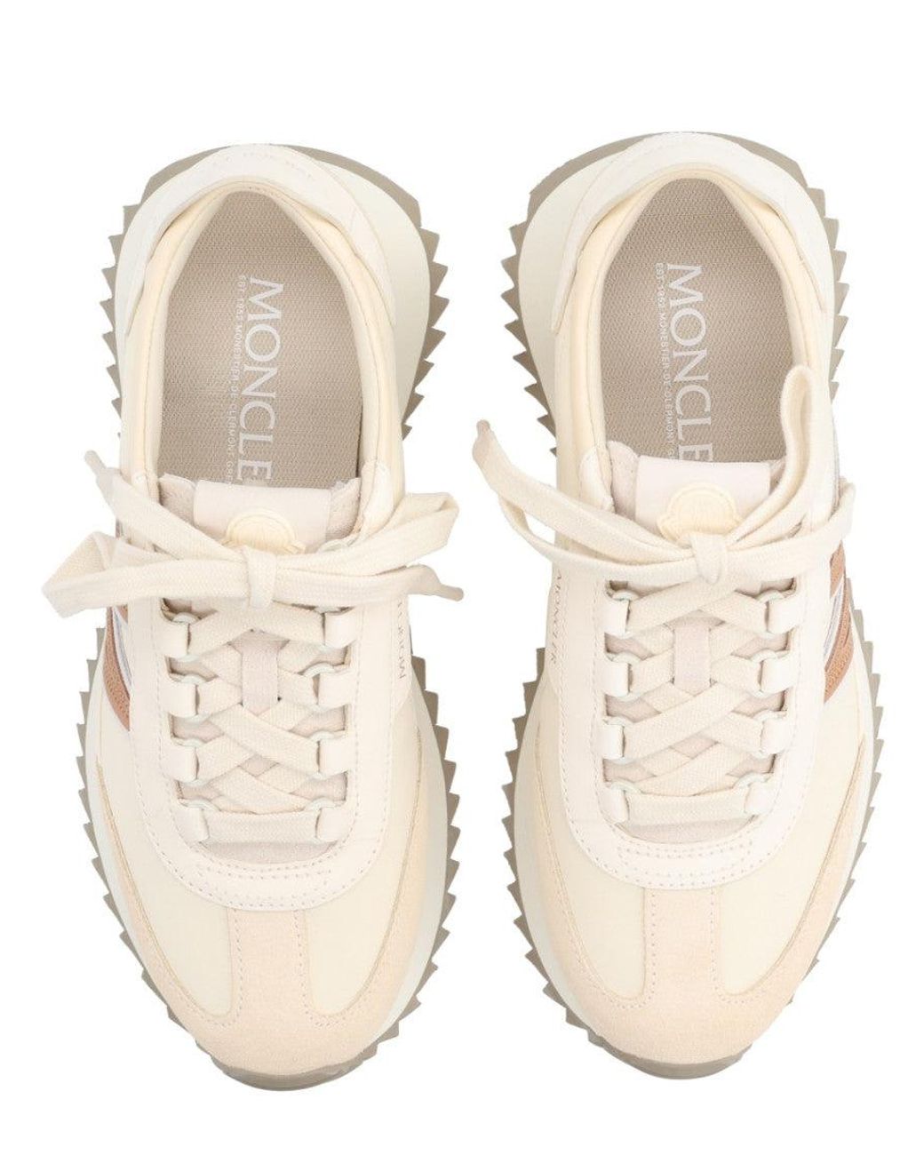 Moncler Natural Color-Block Sneakers