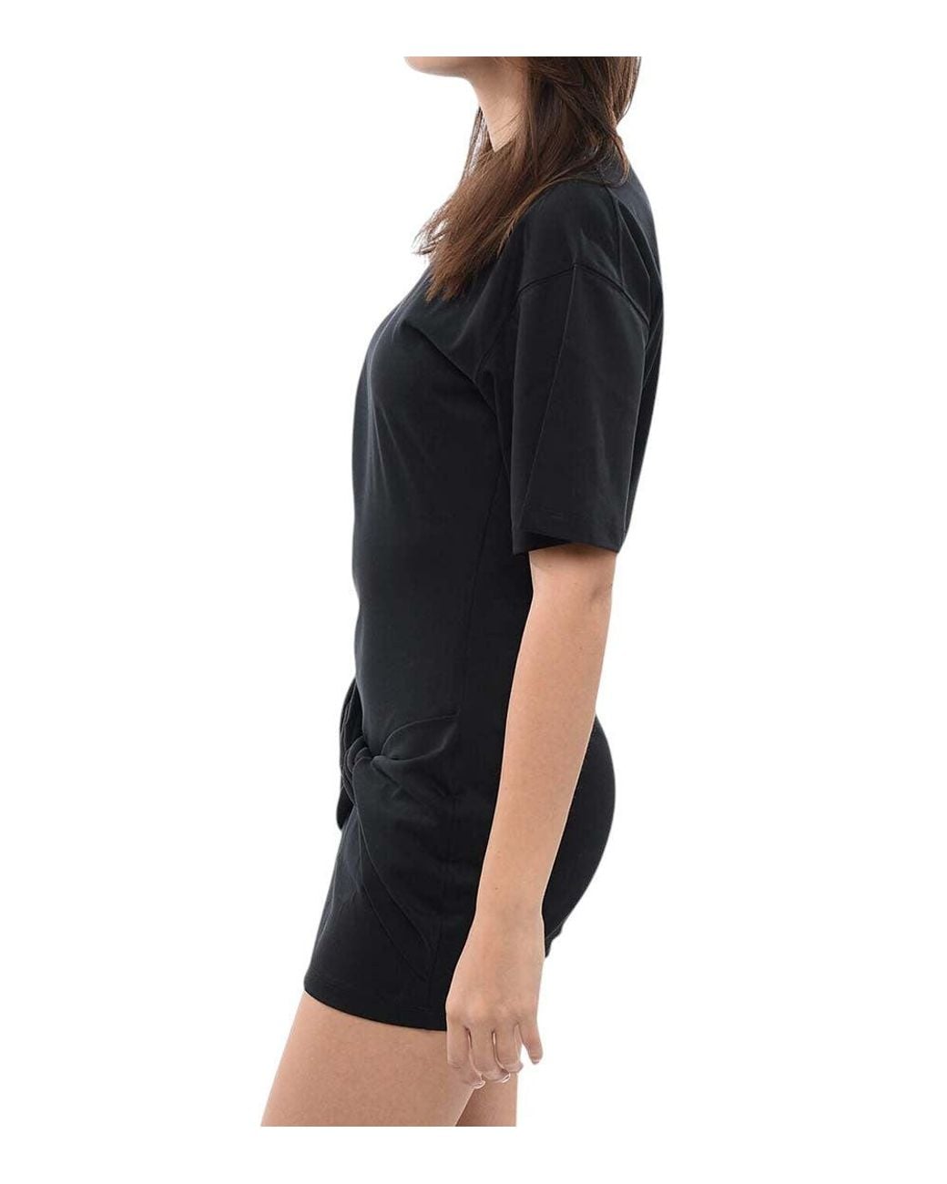 Off-White c/o Virgil Abloh Black Crew Neck Mini Dress