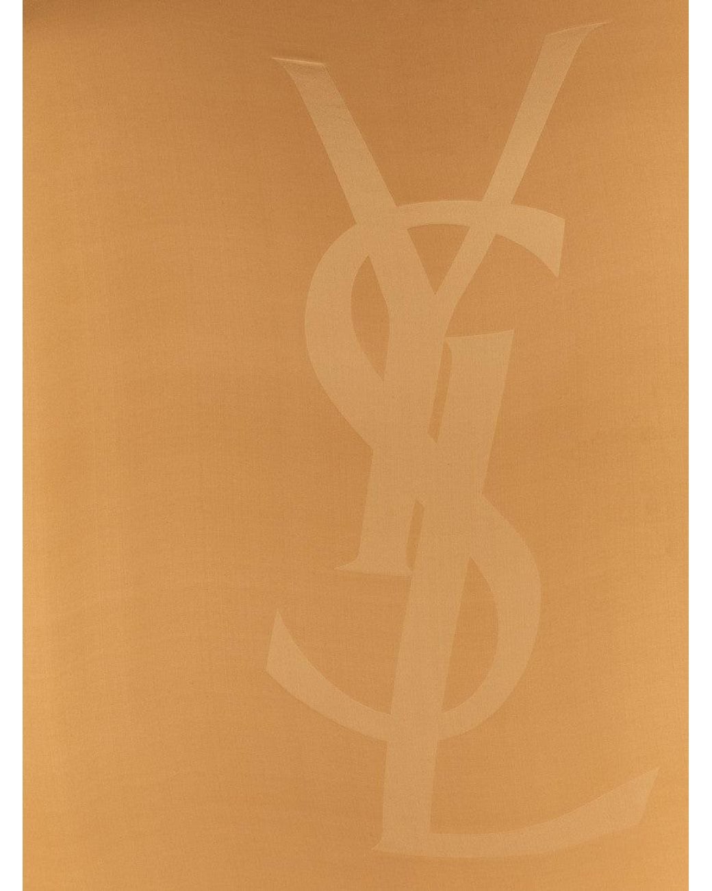 Saint Laurent Natural Cassandre Scarf