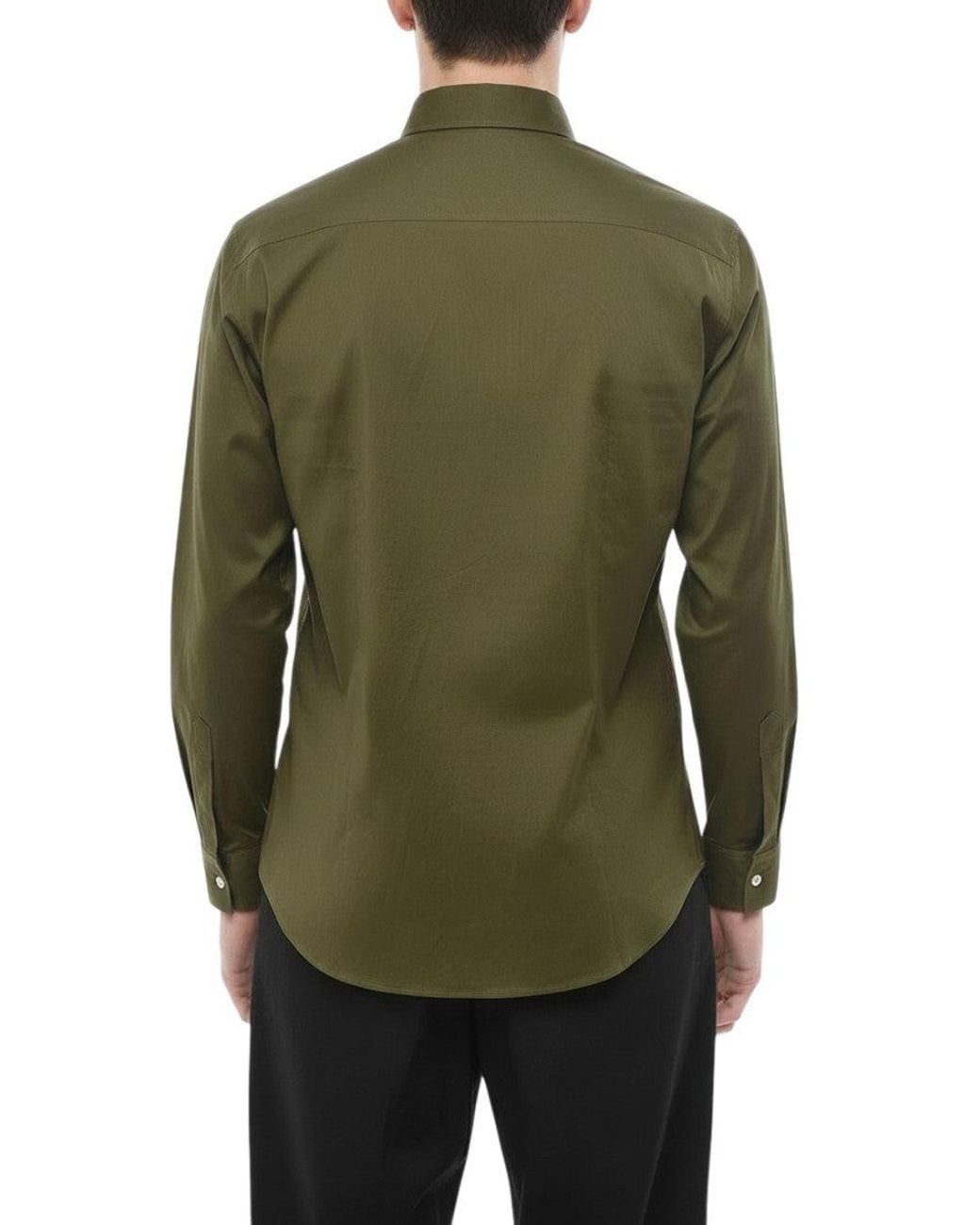 DSquared² Green Slim Logo Shirt for men