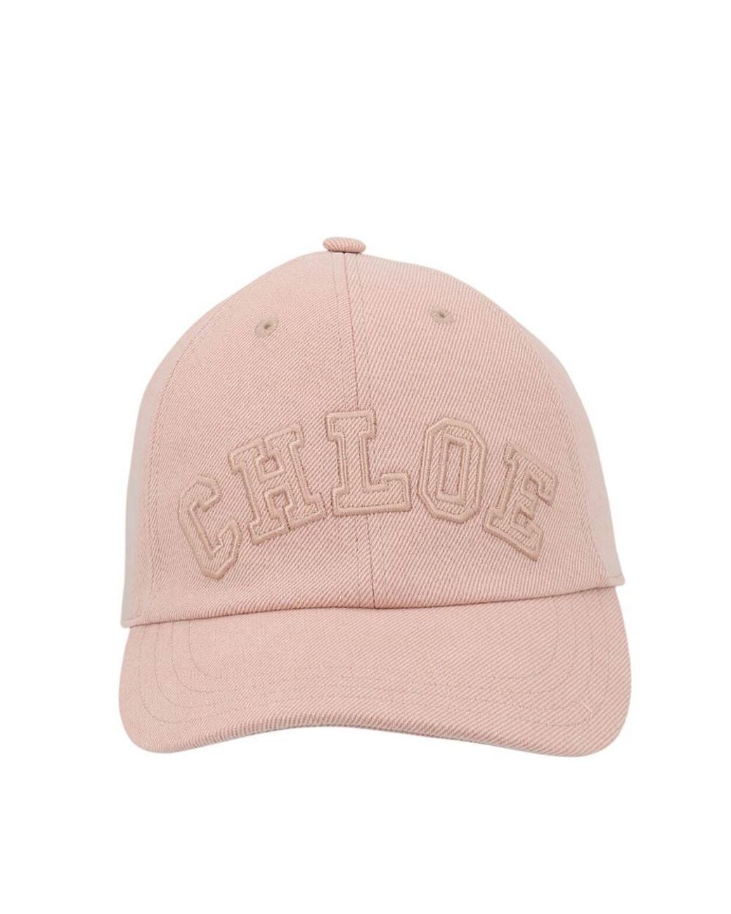 Chloé Pink Logo Baseball Cap