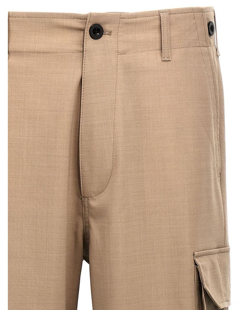 Department 5 Natural Wool-Blend Multi-Pocket Pants for men