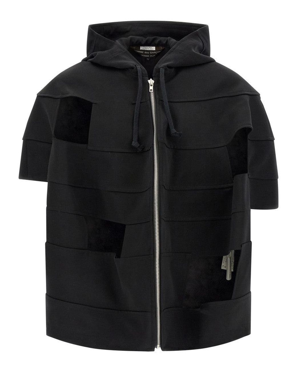 Comme des Garçons Black Solid Hood Jacket for men