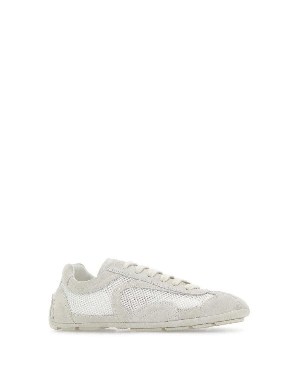 Prada White Prada Montecarlo Sneaker