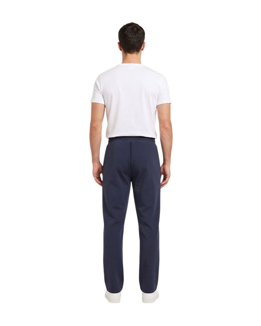 EA7 Blue Slim Trousers for men