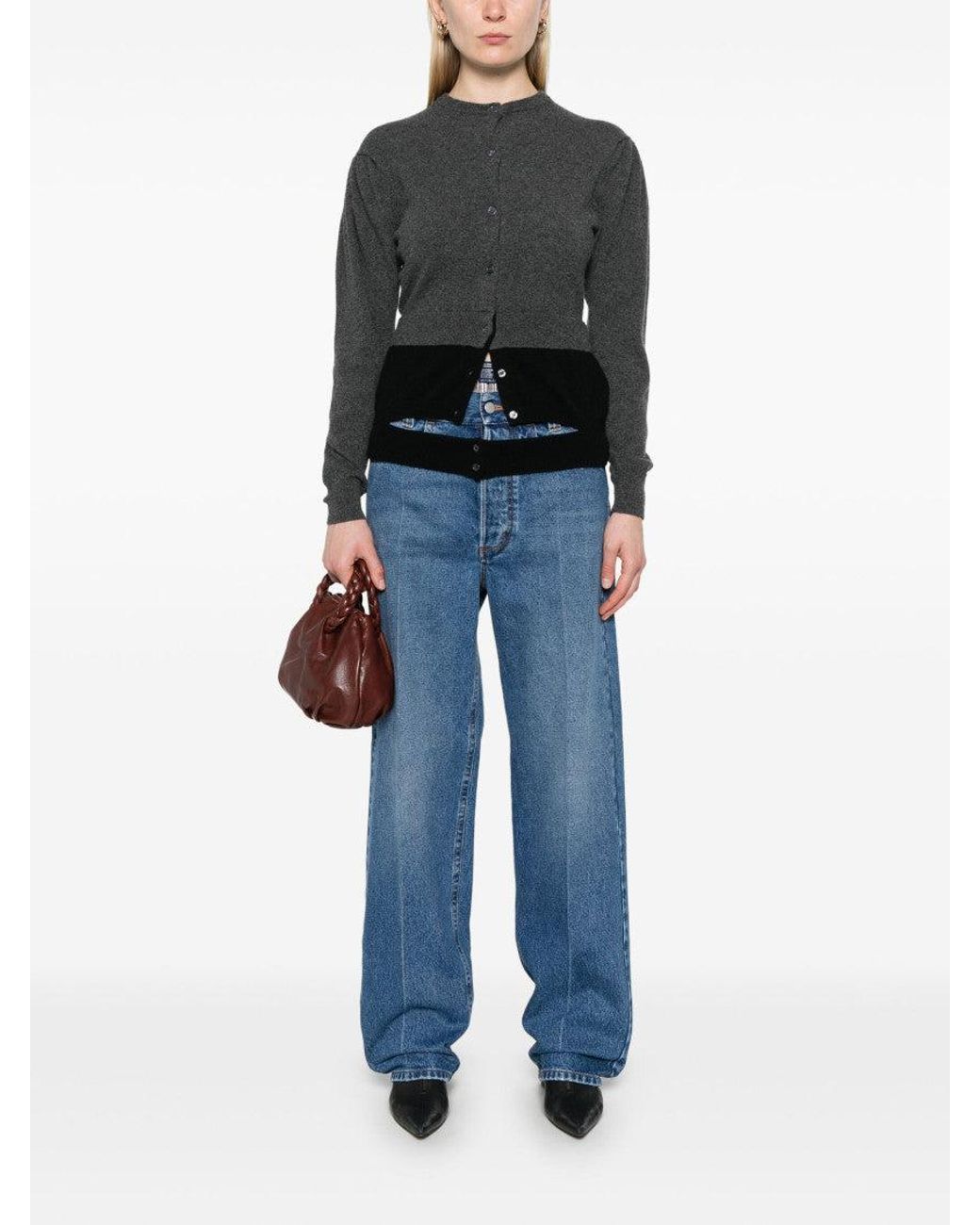 MERYLL ROGGE Blue Straight Jeans
