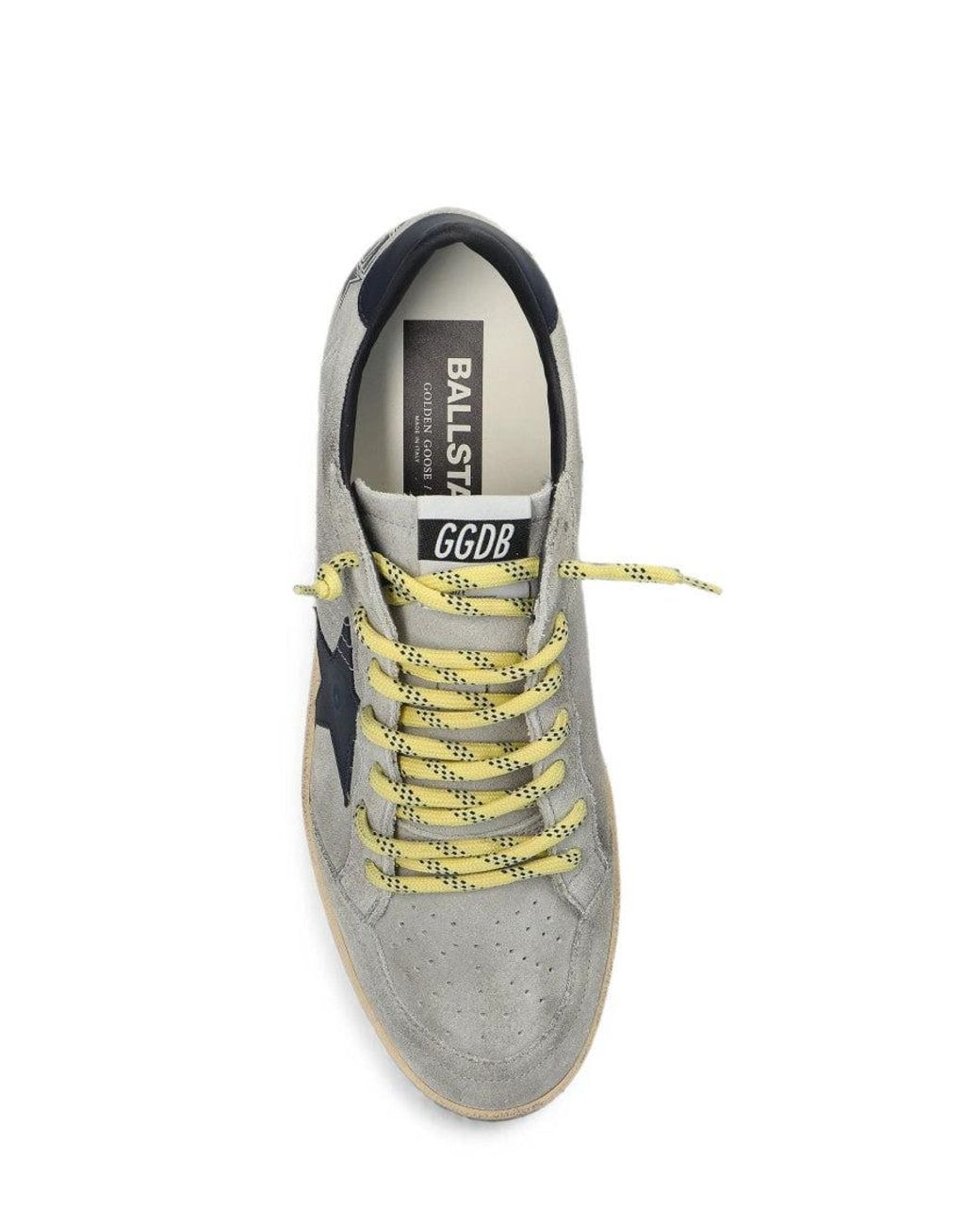 Golden Goose Deluxe Brand Gray Ballstar Sneakers for men