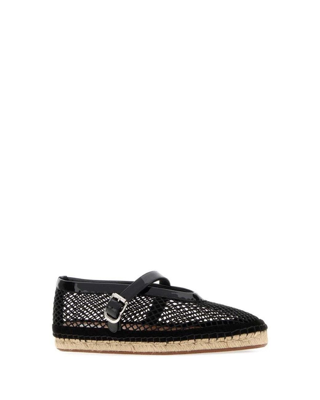 Alaïa Black Mesh Espadrilles