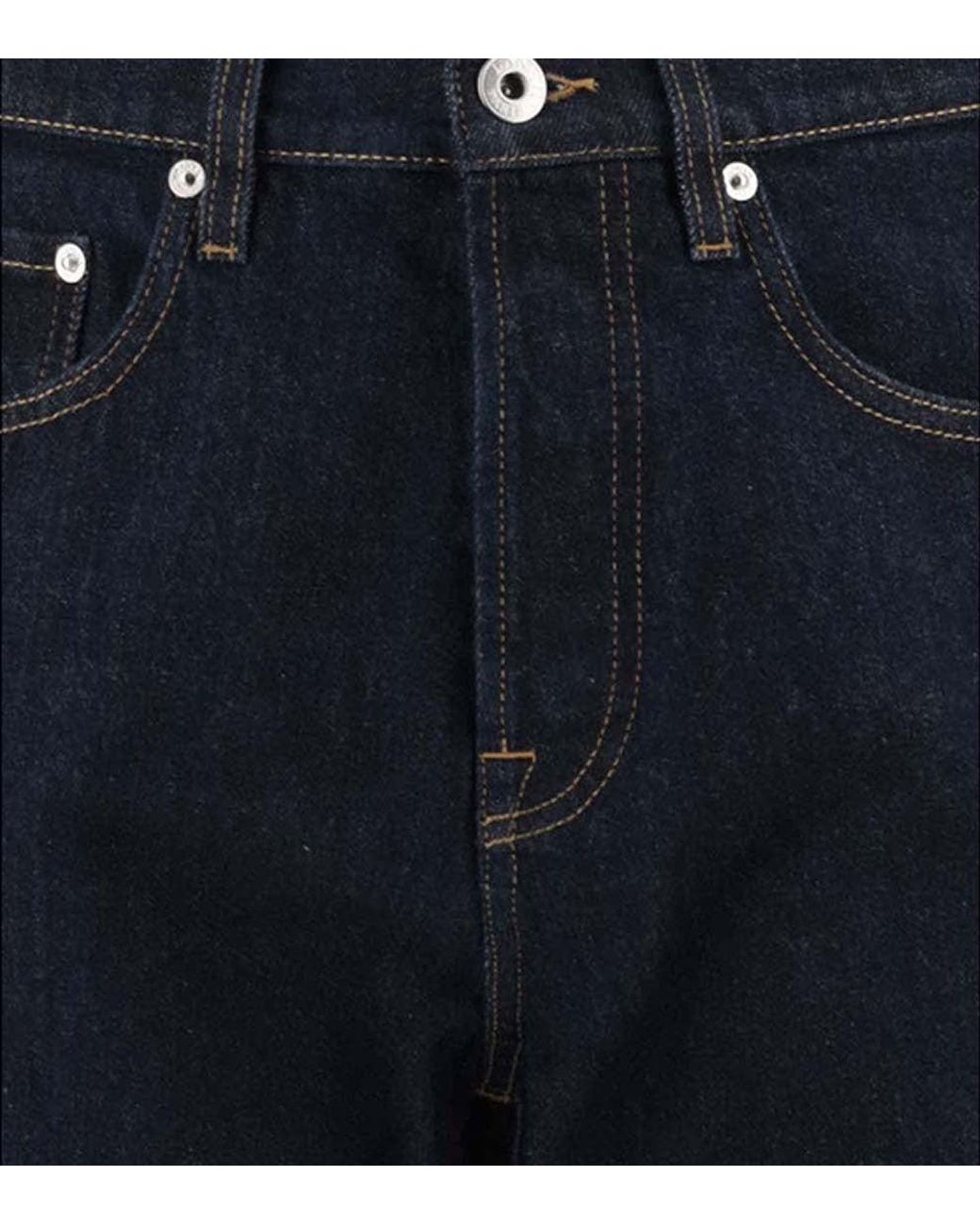 Lanvin Blue Mid Rise Jeans for men