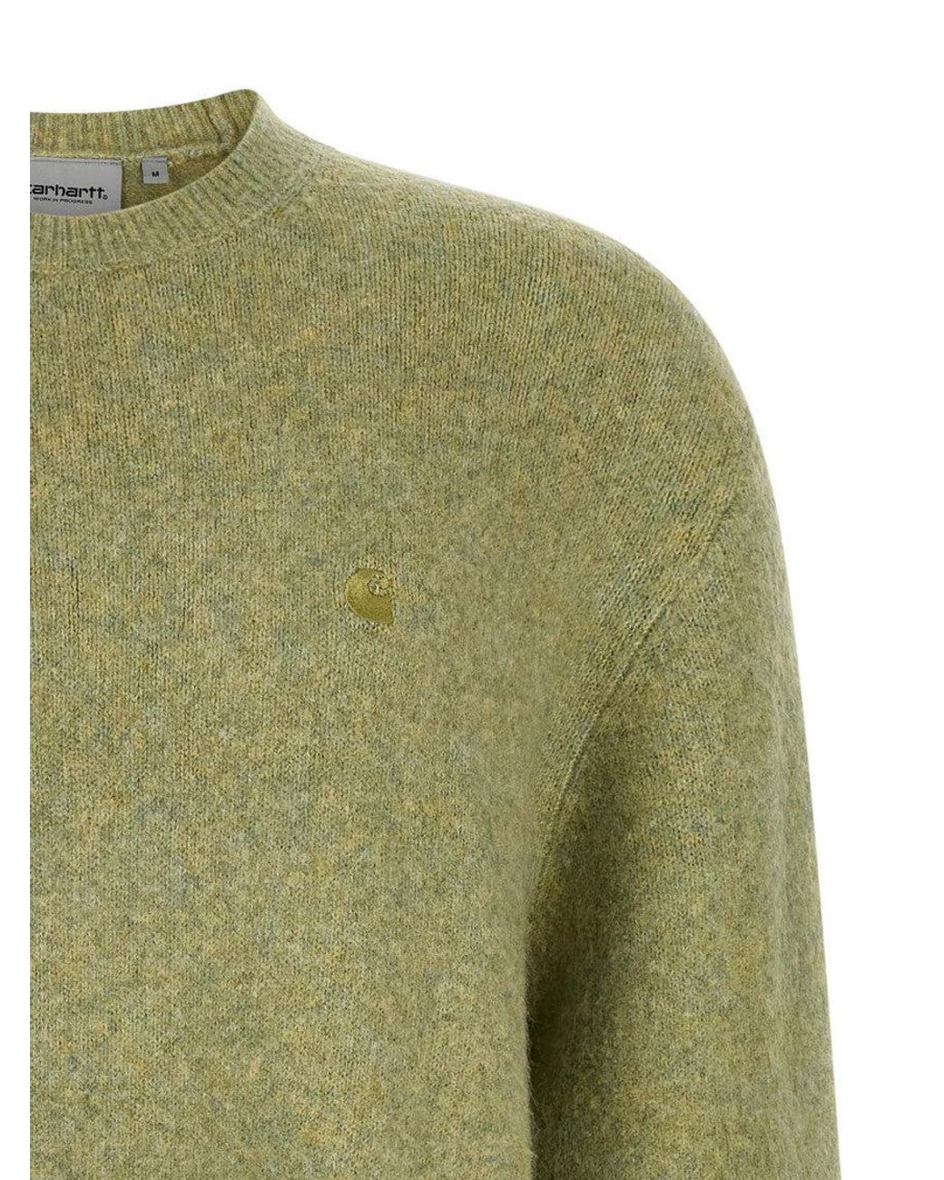 Carhartt Green Crew Neck Sweater for men